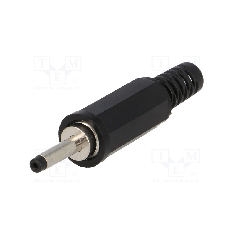 1 pcs x LUMBERG - 1636 01 - Plug, DC supply, female, 2.35/0.7mm, with strain relief, 2A