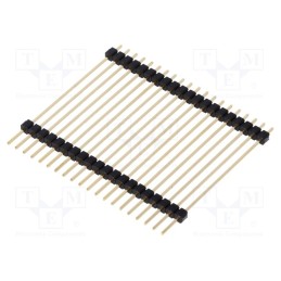 1 pcs x NINIGI - ZL2045-20 - Pin header, pin strips, male, PIN: 20, double deck, straight, THT