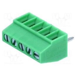 1 pcs x PHOENIX CONTACT - MPT 0,5/ 5-2,54 - 1725685 - PCB terminal block, angled 90°, 2.54mm, ways: 5, on PCBs, 0.5mm2