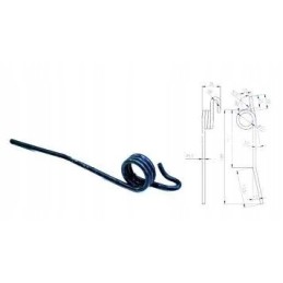 John Deere combine reel finger