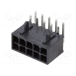 1 pcs x MOLEX - 2125281000 - Socket, wire-board, male, Micro-Fit+, 3mm, PIN: 10, with contacts