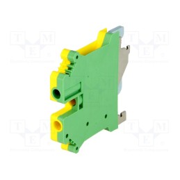 1 pcs x DEGSON ELECTRONICS - PC4-PE-01P-1Y-00A(H) - Splice terminal: rail, 0.2÷4mm2, ways: 1, terminals: 2, Width: 6.2mm