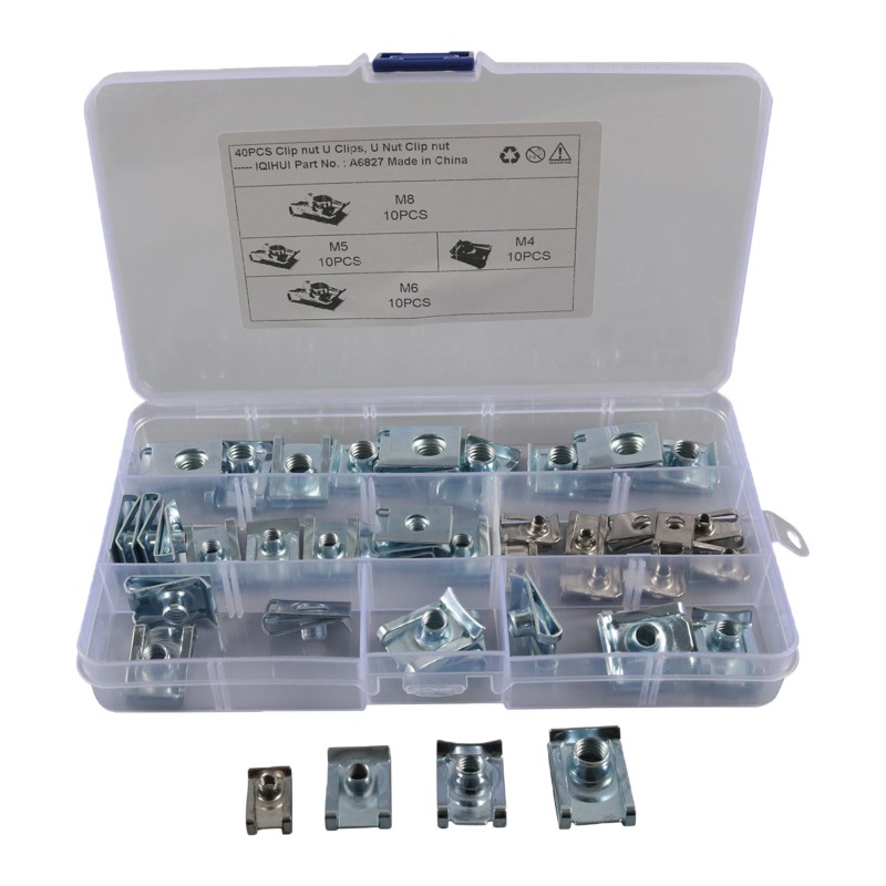 40 pieces of car nuts for the speed of the clamping screw