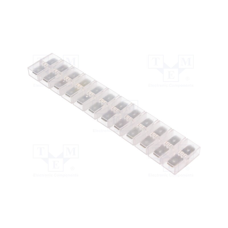 1 pcs x VOGT - 387224 - Connector: terminal block, 6.3x0,8mm connectors, max.75°C, 300V