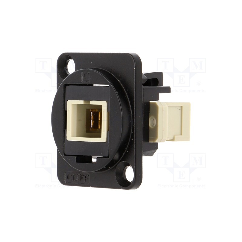 1 pcs x CLIFF - CP30216MB - Connector: fiber optic, coupler, multi mode simplex (MM), FT