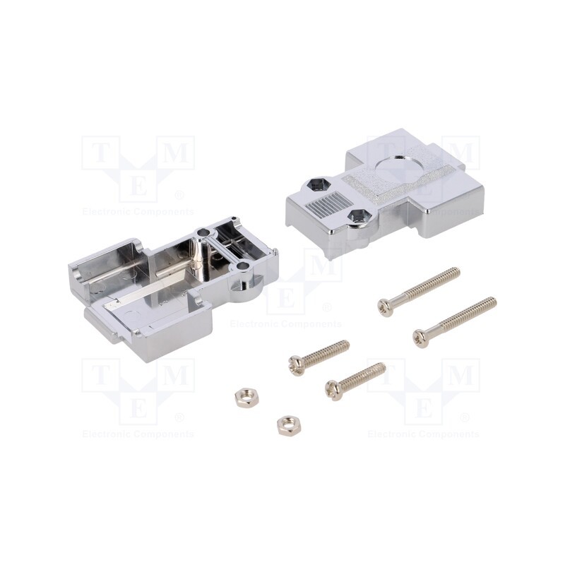 1 pcs x ENCITECH - 1520-0105-01 - Enclosure: for D-Sub connectors, straight, shielded, UNC 4-40