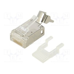 1 pcs x TELEGu00c4RTNER - J00026A0165 - Plug, RJ45, PIN: 8, Cat: 6a, shielded,with conductor guide, IDC