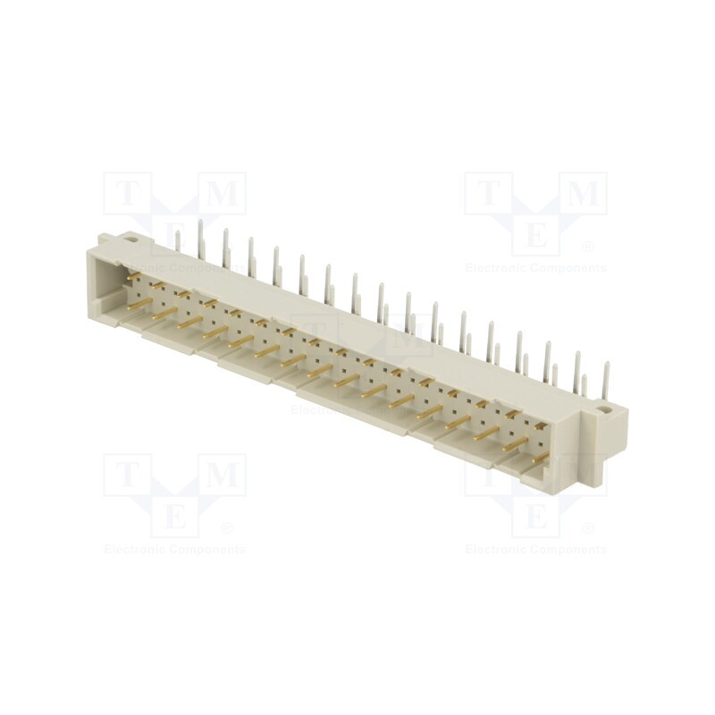 1 pcs x PANCON - 100-932-033 - Socket, DIN 41612, type C, male, PIN: 32, THT, angled 90°, 3A, HI-CON
