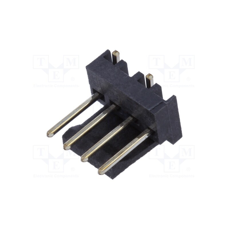 1 pcs x TE Connectivity - 3-647166-4 - 4P MTA100 HDR ASSY,SM,FL,LF