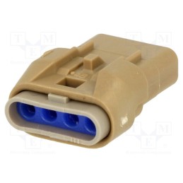 1 pcs x MOLEX - 52213-0417 - Connector: wire-wire, Mizu-P25, female, plug, for cable, PIN: 4