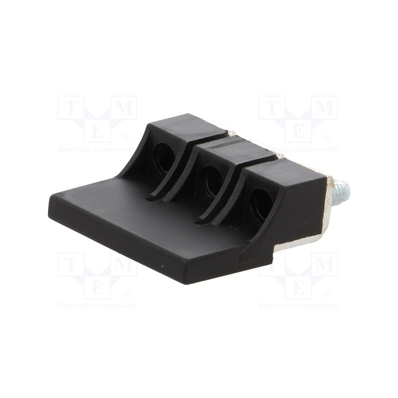 1 pcs x POKu00d3J - A42-5223 - Screw bridge, ways: 3, black, ZUG-4