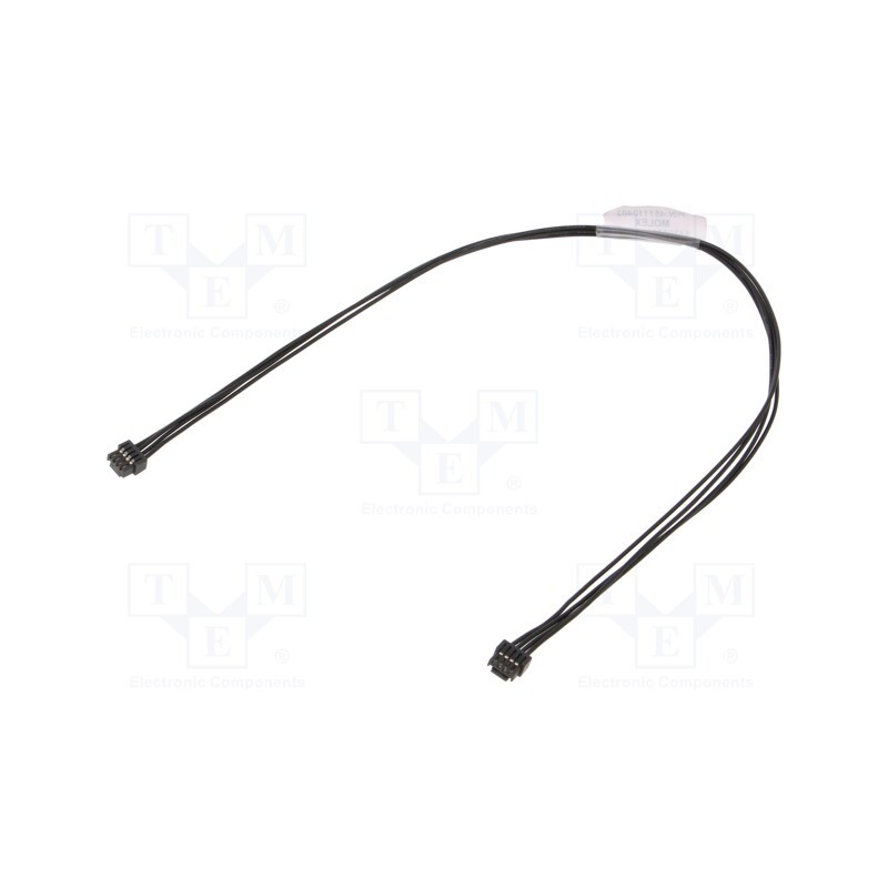 1 pcs x MOLEX - 451110403 - Microlock plus cable Black 4 CKT 300MM