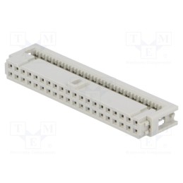 1 pcs x HARTING - 9185406803 - Plug, IDC, female, PIN: 40, for ribbon cable, 1.27mm, Layout: 2x20