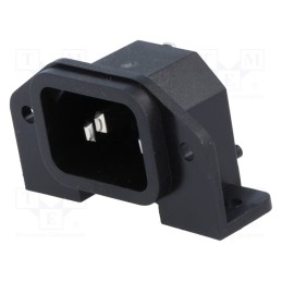 1 pcs x BULGIN - PX0580/PC - Connector: AC supply, socket, male, 10A, 250VAC, IEC 60320, C14 (E)