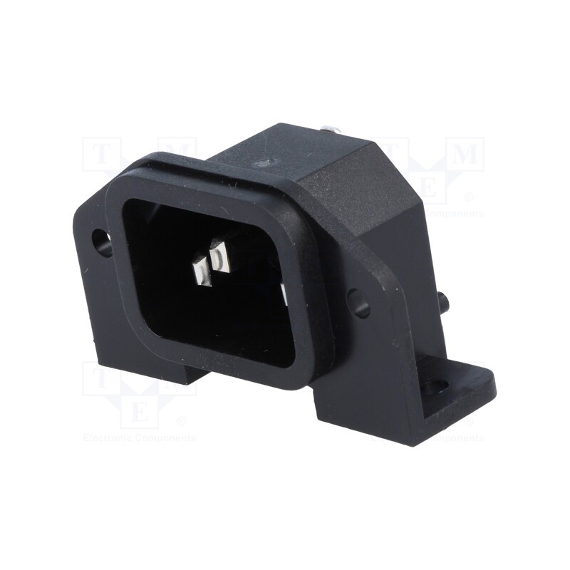 1 pcs x BULGIN - PX0580/PC - Connector: AC supply, socket, male, 10A, 250VAC, IEC 60320, C14 (E)