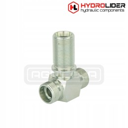 Bulkhead tee connector bbb 3x m22x1 5 hydrolider