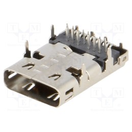 1 pcs x ATTEND - 217B-AG01 - Socket, USB C, THT, angled, USB 3.1