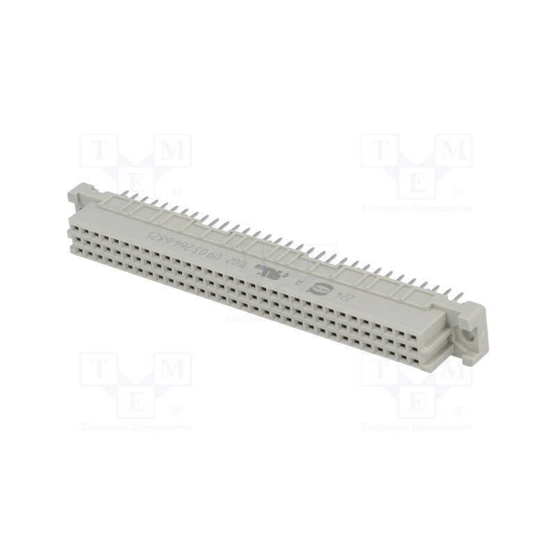 1 pcs x HARTING - 9032646825 - Socket, DIN 41612, type C, female, PIN: 64, a+c, THT, straight, 2A