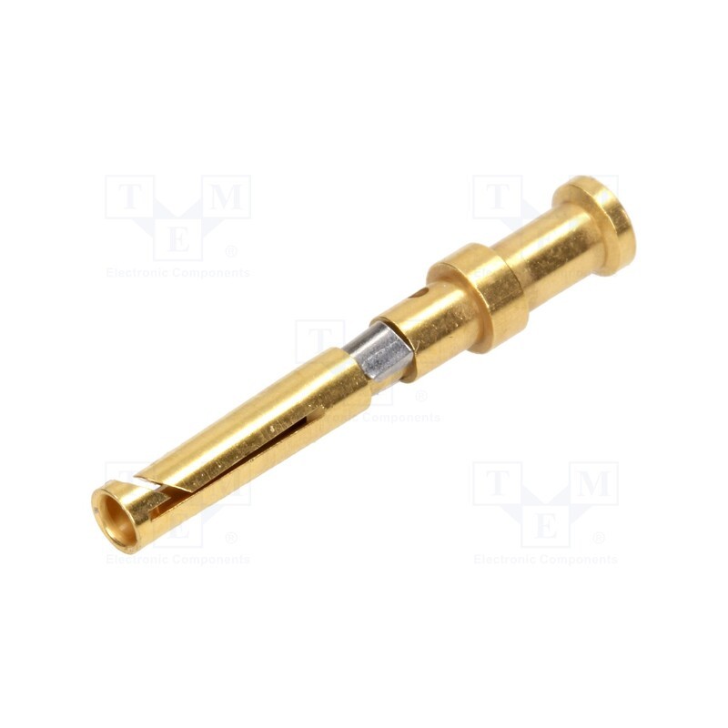 1 pcs x HARTING - 9152006222 - Contact, female, copper alloy, gold-plated, 1mm2, 18AWG, crimped