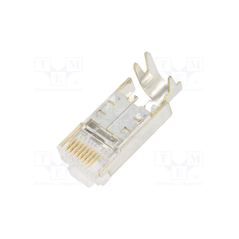 1 pcs x HIROSE - TM21P-88P(21) - Plug, RJ45, TM21P, PIN: 8, Cat: 5e, Layout: 8p8c, 6.6mm, 25AWG÷24AWG