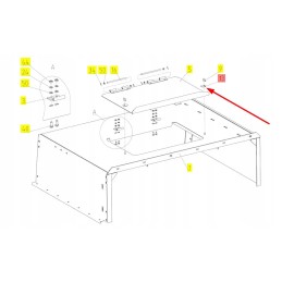 100041759 eccentric washer 9 x 40 x 1 8