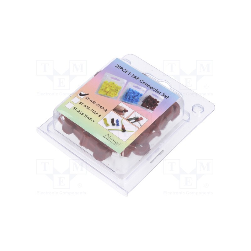1 set x NINIGI - ASS-TTAP-R - Connectors, Variant: insulated, 20pcs.