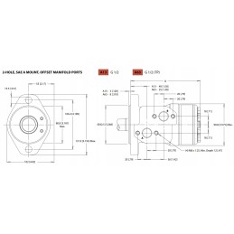 Hydraulic motor WP250 series