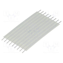 1 pcs x TE Connectivity - FSN21.5A-09 - Connector: jumper cable, Cable ph: 2.54mm, L: 38.1mm, straight