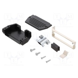 1 pcs x ENCITECH - 2801-0101-03 - Enclosure: for D-Sub connectors, D-Sub 25pin,D-Sub HD 44pin