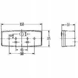 Rear combination lamp hella 2sd003184041 x83018004