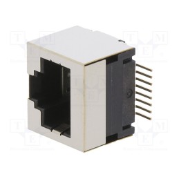 1 pcs x PHOENIX CONTACT - 1149611 - Socket, RJ45, PIN: 8, gold-plated, Layout: 8p8c, on PCBs, SMT