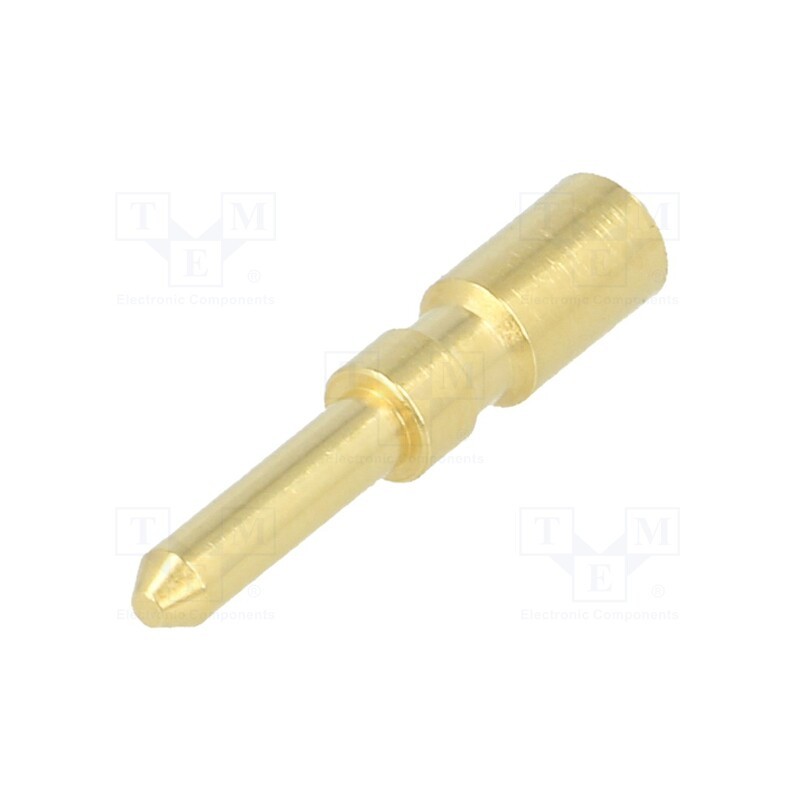 1 pcs x HARTING - 9151006121 - Contact, male, 2mm, gold-plated, 0.75÷2.5mm2, crimped, for cable