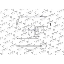 Socket cover red voima 10 pcs