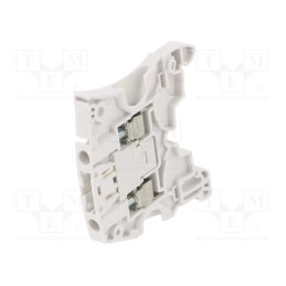 1 pcs x TE Connectivity - 1SNK505313R0000 (ZS4-SP) - Splice terminal: rail, 0.2÷4mm2, ways: 1, terminals: 2, grey, SNK
