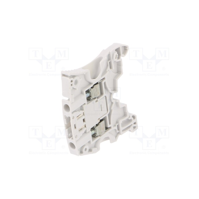 1 pcs x TE Connectivity - 1SNK505313R0000 (ZS4-SP) - Splice terminal: rail, 0.2÷4mm2, ways: 1, terminals: 2, grey, SNK