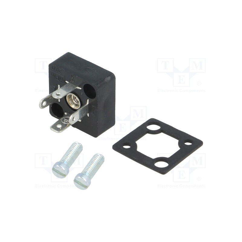 1 pcs x MOLEX - 121012-0107 - Connector: valve connector, socket, form C, 9.4mm, male, PIN: 4