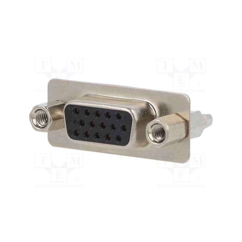 1 pcs x Amphenol Communications Solutions - 10090929-S154VLF - D-Sub, PIN: 15, socket, female, for panel mounting, straight, 2.5