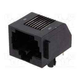 1 pcs x TE Connectivity - 5555166-1 - Socket, RJ45, PIN: 8, Layout: 8p8c, on PCBs, THT