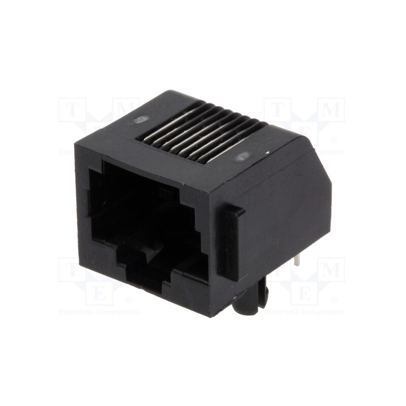 1 pcs x TE Connectivity - 5555166-1 - Socket, RJ45, PIN: 8, Layout: 8p8c, on PCBs, THT
