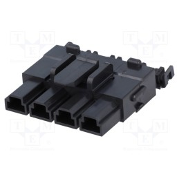1 pcs x MOLEX - 428160412 - Plug, wire-wire/PCB, female, Mini-Fit Sr, 10mm, PIN: 4, 600V