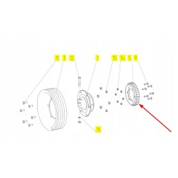 100470596 inclined conveyor gear
