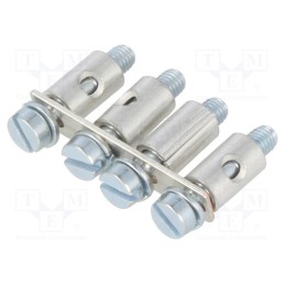 1 pcs x WEIDMu00dcLLER - 0337200000 Q 4 SAK2.5 - Screw bridge, ways: 4, SAK2.5