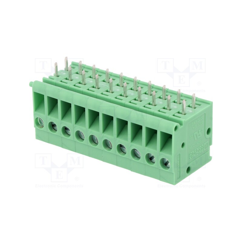 1 pcs x PHOENIX CONTACT - FRONT 2,5-H/SA 5-EX 1701159 - PCB terminal block, angled 90°, 5mm, ways: 1, on PCBs, 2.5mm2, 20A