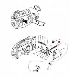Gas cable 895mm massey ferguson 3713022m2 bepco
