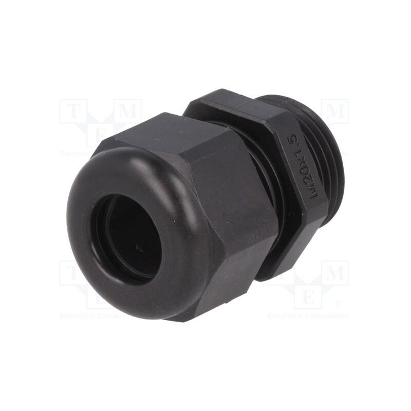 1 pcs x HARTING - 19000005183 - Gland, M20, IP68, 6÷12mm, thermoplastic, black