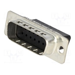 1 pcs x TE Connectivity - 167293-1 - D-Sub, PIN: 15, male, for cable, Type: w/o contacts, A: 25.3mm