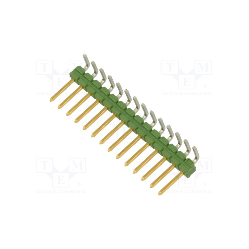 1 pcs x TE Connectivity - 1-825437-4 - Pin header, pin strips, AMPMODU MOD II, male, PIN: 14, angled 90°
