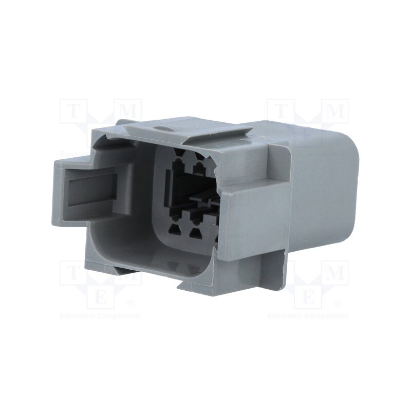 1 pcs x AMPHENOL - AT04-08PA - Connector: wire-wire, AT, male, plug, for cable, PIN: 8, grey, IP67