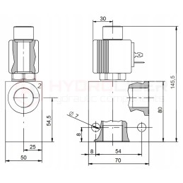Electric valve b2s nz 2 2 3 4 24v 140l 350bar 2mp