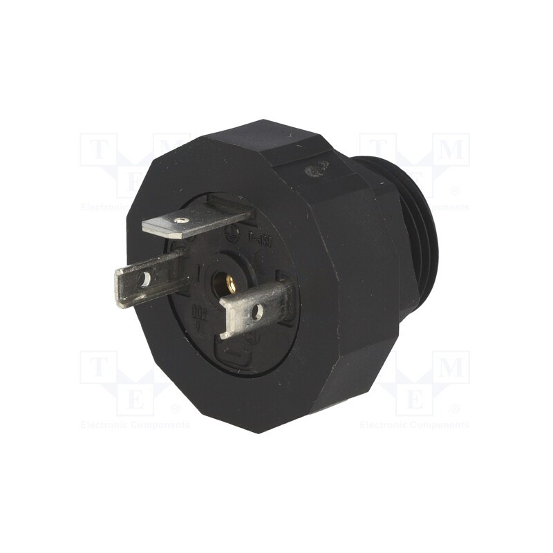 1 pcs x HIRSCHMANN - 931298006 GSP 2 M20 - Connector: valve connector, socket, form A, 18mm, male, PIN: 3, 16A